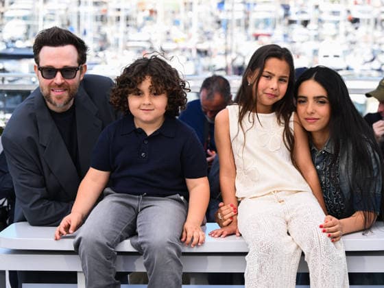 IPA84671820 - Cannes, 79th Cannes Film Festival 2026, day 2 - photocall of Quelques Mots D Amour - Pictured: Rudi Rosenberg, AÃ¯dan Djouadi, Ella Bedoucha and Hafsia Herzi  Copyright: xAlbertoxTerenghix xPoolxPhotoxEventsx07x 84671820