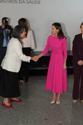 Spanish Queen Letizia attending the 17 edition of Encuetro iberoamericano sobre enfermedades raras in Madrid on Thursday, 14 May 2026. Cordon Press 