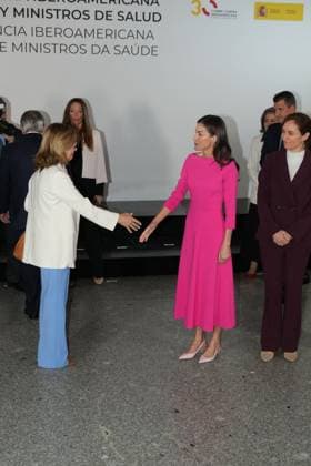 Spanish Queen Letizia attending the 17 edition of Encuetro iberoamericano sobre enfermedades raras in Madrid on Thursday, 14 May 2026. Cordon Press 