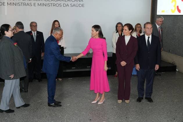 Spanish Queen Letizia attending the 17 edition of Encuetro iberoamericano sobre enfermedades raras in Madrid on Thursday, 14 May 2026. Cordon Press 