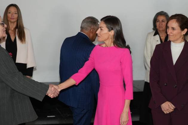Spanish Queen Letizia attending the 17 edition of Encuetro iberoamericano sobre enfermedades raras in Madrid on Thursday, 14 May 2026. Cordon Press 