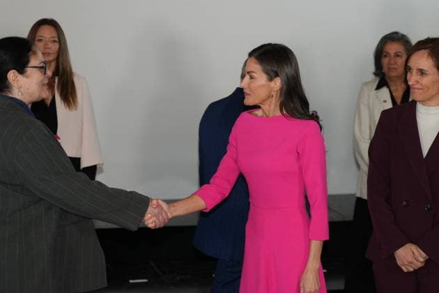 Spanish Queen Letizia attending the 17 edition of Encuetro iberoamericano sobre enfermedades raras in Madrid on Thursday, 14 May 2026. Cordon Press 