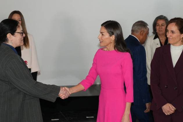 Spanish Queen Letizia attending the 17 edition of Encuetro iberoamericano sobre enfermedades raras in Madrid on Thursday, 14 May 2026. Cordon Press 