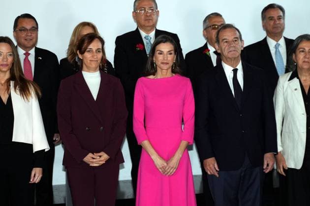 Spanish Queen Letizia attending the 17 edition of Encuetro iberoamericano sobre enfermedades raras in Madrid on Thursday, 14 May 2026. Cordon Press 