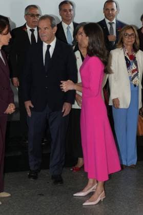Spanish Queen Letizia attending the 17 edition of Encuetro iberoamericano sobre enfermedades raras in Madrid on Thursday, 14 May 2026. Cordon Press 