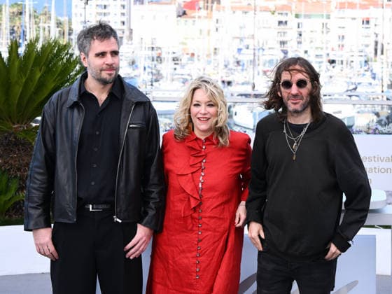 IPA84672286 - Cannes, 79th Cannes Film Festival 2026, day 2 - photocall of The Match - Pictured: Juan Cabral, Flora Fernandez-Marengo, Santiago Franco  Copyright: xAlbertoxTerenghix xPoolxPhotoxEventsx07x 84672286