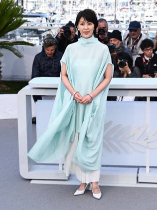 IPA84672823 - Cannes, 79th Cannes Film Festival 2026, day 2 - photocall of NAGI NOTES - Pictured: Takako Matsu, Koji Fukada and Shizuka Ishibaschi  Copyright: xAlbertoxTerenghix xPoolxPhotoxEventsx07x 84672823