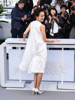 IPA84672857 - Cannes, 79th Cannes Film Festival 2026, day 2 - photocall of NAGI NOTES - Pictured: Takako Matsu, Koji Fukada and Shizuka Ishibaschi  Copyright: xAlbertoxTerenghix xPoolxPhotoxEventsx07x 84672857