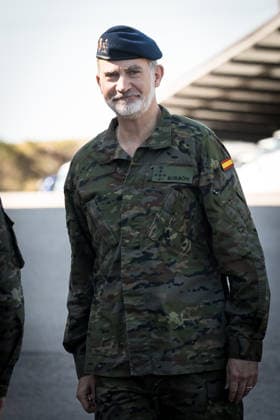 King Felipe VI oversees the digital defense capabilities of the Joint Cyberspace Command at Retamares King Felipe VI during the visit to the facilities of the Joint Cyberspace Command MCCE at the Retamares Base, May 14, 2026, in Pozuelo de Alarcón, Madrid Spain The monarch learns first-hand about the advanced surveillance and cyber threat response systems that protect military information networks and guarantee national digital security 14 MAY 2026 Diego Radamé Pozuelo de Alarcon, Madrid Pozuelo de Alarcon, Madrid Spain  Copyright: xDiegoxRadamÃ sx 7522066