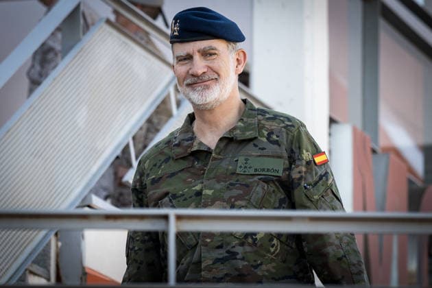 King Felipe VI oversees the digital defense capabilities of the Joint Cyberspace Command at Retamares King Felipe VI during the visit to the facilities of the Joint Cyberspace Command MCCE at the Retamares Base, May 14, 2026, in Pozuelo de Alarcón, Madrid Spain The monarch learns first-hand about the advanced surveillance and cyber threat response systems that protect military information networks and guarantee national digital security 14 MAY 2026 Diego Radamé Pozuelo de Alarcon, Madrid Pozuelo de Alarcon, Madrid Spain  Copyright: xDiegoxRadamÃ sx 7522071