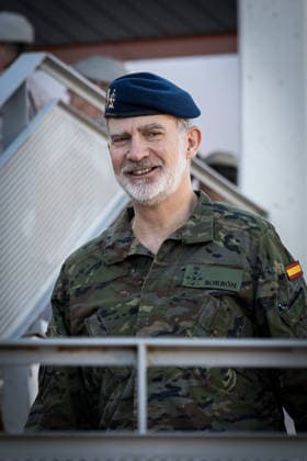 King Felipe VI oversees the digital defense capabilities of the Joint Cyberspace Command at Retamares King Felipe VI during the visit to the facilities of the Joint Cyberspace Command MCCE at the Retamares Base, May 14, 2026, in Pozuelo de Alarcón, Madrid Spain The monarch learns first-hand about the advanced surveillance and cyber threat response systems that protect military information networks and guarantee national digital security 14 MAY 2026 Diego Radamé Pozuelo de Alarcon, Madrid Pozuelo de Alarcon, Madrid Spain  Copyright: xDiegoxRadamÃ sx 7522072