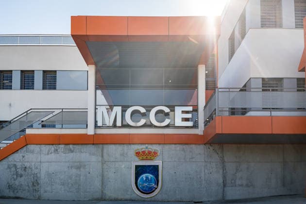 King Felipe VI oversees the digital defense capabilities of the Joint Cyberspace Command at Retamares Exterior of the Joint Cyberspace Command MCCE facilities at the Retamares Base, May 14, 2026, in Pozuelo de Alarcon, Madrid Spain The monarch learns first-hand about the advanced cyber threat surveillance and response systems that protect military information networks and ensure national digital security 14 MAY 2026 Diego Radamé Pozuelo de Alarcon, Madrid Pozuelo de Alarcon, Madrid Pozuelo de Alarcon, Madrid Espana  Copyright: xDiegoxRadamÃ sx 7522079
