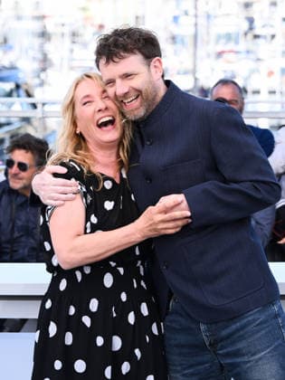 IPA84673689 - Cannes, 79th Cannes Film Festival 2026, day 2 - photocall of L Abandon (Forsaken) - Pictured: Emmanuelle Bercot , Antoine Reinartz  Copyright: xAlbertoxTerenghix xPoolxPhotoxEventsx07x 84673689