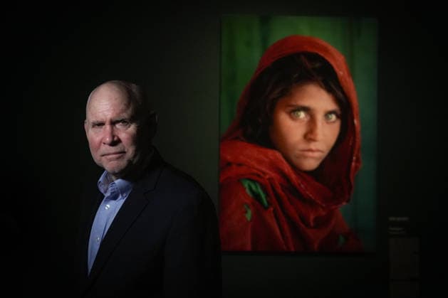 Presentation of the exhibition Icons with photographer Steve McCurry Photographer Steve McCurry during the presentation of the exhibition Icons by photographer Steve McCurry, on May 14, 2026, in Barcelona, Catalunya Spain The retrospective brings together more than 150 large format images, including the famous portrait of the Afghan girl It will be open until September 6, Monday to Sunday, with general admission at 16 euros 14 MAY 2026 PHOTOGRAPHIC EXHIBITION Barcelona, Catalunya Barcelona, Catalunya Spain  Copyright: xDavidxZorrakinox 7522255