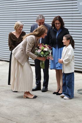 . 14 05 2026. Reggio Emilia, Italy. Kate Middleton, the Princess of Wales, arriving at a creative resource centre in Reggio Emilia in Italy, on day two of her visit to Italy.  xStephenxLockx xi-Imagesx IIM-26770-0017