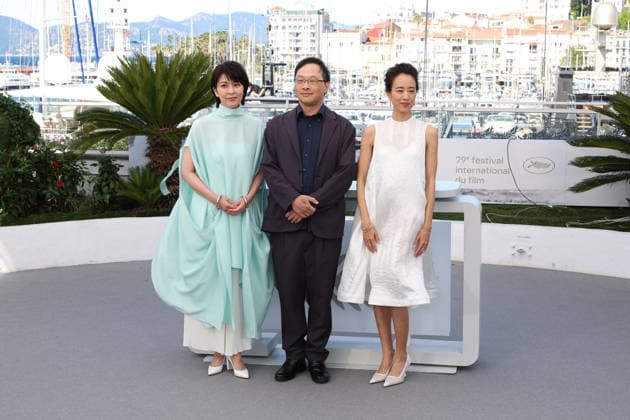 Nagi Notes photocall during the 79th Cannes Film Festival Shizuka Ishibaschi, Koji Fukada and Takako Matsu - Nagi Notes photocall during the 79th Cannes Film Festival in Cannes, France on May 14, 2026  Copyright: x Chassery+Courdjix