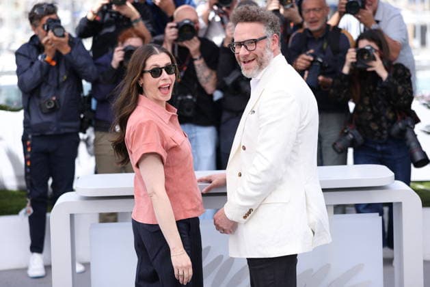 Cannes - Tangles Photocall Lauren Miller Rogen and Seth Rogen attend the Tangles photocall during the 79th Cannes Film Festival in Cannes on May 14, 2026. Photo by Jerome Domine ABACAPRESS.COM Cannes France  Copyright: xDominexJerome ABACAx