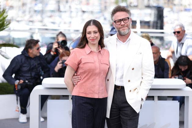 Cannes - Tangles Photocall Lauren Miller Rogen and Seth Rogen attend the Tangles photocall during the 79th Cannes Film Festival in Cannes on May 14, 2026. Photo by Jerome Domine ABACAPRESS.COM Cannes France  Copyright: xDominexJerome ABACAx