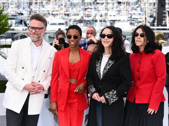 IPA84675207 - Cannes, 79th Cannes Film Festival 2026, day 2 - photocall of TANGLES - Pictured: Seth Rogen, Samira Wiley, Julia Louis-Dreyfus and Abbi Jacobson  Copyright: xAlbertoxTerenghix xPoolxPhotoxEventsx07x 84675207