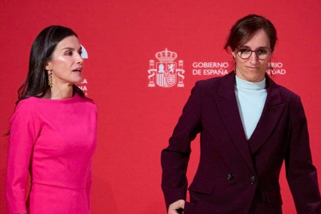 Queen Letizia attends Opening of the 17th Ibero-American Conference of Health Ministers Queen Letizia of Spain, Monica Garcia attends Opening of the 17th Ibero-American Conference of Health Ministers at Royal Theatre on May 14, 2026 in Madrid, Spain Photo by IMAGO MPG Madrid Royal Theatre Madrid Spain  Copyright: xMPGx