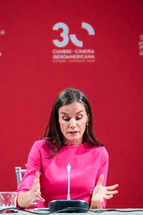Queen Letizia attends Opening of the 17th Ibero-American Conference of Health Ministers Queen Letizia of Spain attends Opening of the 17th Ibero-American Conference of Health Ministers at Royal Theatre on May 14, 2026 in Madrid, Spain Photo by IMAGO MPG Madrid Royal Theatre Madrid Spain  Copyright: xMPGx