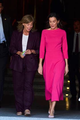 Queen Letizia attends Opening of the 17th Ibero-American Conference of Health Ministers Queen Letizia of Spain, Marta Carazo, Chief of Queen Letizia™ Secretary attends Opening of the 17th Ibero-American Conference of Health Ministers at Royal Theatre on May 14, 2026 in Madrid, Spain Photo by IMAGO MPG Madrid Royal Theatre Madrid Spain  Copyright: xMPGx