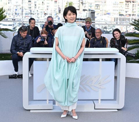 79th Cannes Film Festival: Nagi Notes photocall CANNES, FRANCE - MAY 14: Japanese actress Takako Matsu poses during a photocall for the film Nagi Notes at the 79th edition of the Cannes Film Festival in Cannes, France on May 14, 2026. Mustafa Yalcin Anadolu Cannes France. Editorial use only. Please get in touch for any other usage.  Copyright: x2026xAnadoluxMustafaxYalcinx