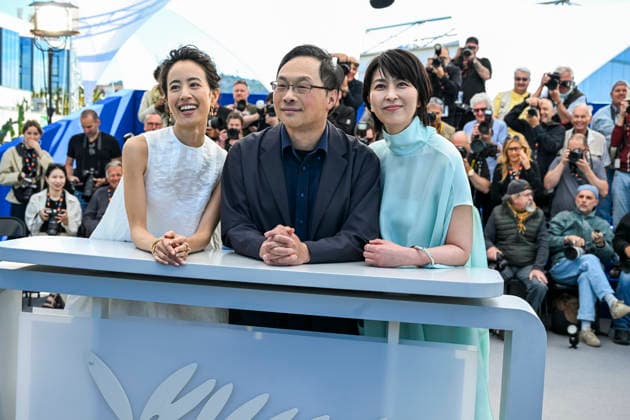 79eme Festival International du Film de Cannes Photocall with cast of Nagi Notes 79th International Cannes Film Festival Photocall with cast of Nagi Notes 455976 2026 05 14 Ishibashi, Shizuka Fukada, Kôji Matsu, Takako  Copyright: xSergexArnalx xStarfacex STAR_455976_001