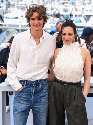 IPA84676484 - Cannes, 79th Cannes Film Festival 2026, day 2 - photocall of L Ã‚ge D Or (The Golden Age) - Pictured: Souheila Yacoub and Vassili Schneider  Copyright: xAlbertoxTerenghix xPoolxPhotoxEventsx07x 84676484