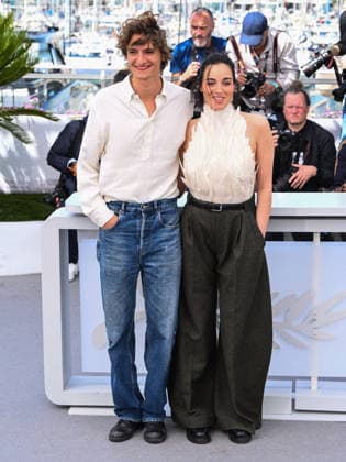 IPA84676476 - Cannes, 79th Cannes Film Festival 2026, day 2 - photocall of L Ã‚ge D Or (The Golden Age) - Pictured: Souheila Yacoub and Vassili Schneider  Copyright: xAlbertoxTerenghix xPoolxPhotoxEventsx07x 84676476