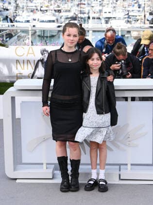 IPA84677073 - Cannes, 79th Cannes Film Festival 2026, day 2 - photocall of El Deshielo (The Meltdown) - Pictured: Maia Rae Domagala and Maya O Rourke  Copyright: xAlbertoxTerenghix xPoolxPhotoxEventsx07x 84677073