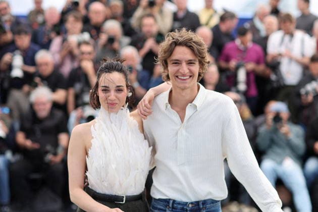 Souheila Yacoub et Vassili Schneider au photocall du film LÂge DOr The Golden Age lors du 79ème Festival International du Film de Cannes, France, le 14 mai 2026 Jacovides Moreau Bestimage LÂge DOr The Golden Age photocall at the 79th annual Cannes Film Festival at Palais des Festivals on May 14, 2026 in Cannes, France Cannes France  Copyright: xJACOVIDES-MOREAUx xBESTIMAGExJACOVIDES-MOREAUx xBESTIMAGEx