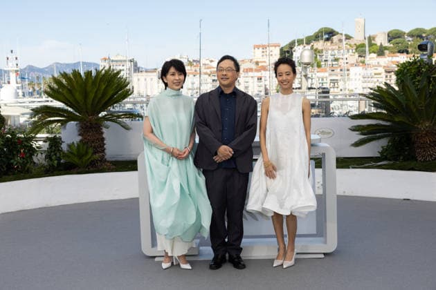 Takako Matsu, Koji Fukada and Shizuka Ishibaschi at the photocall of the film Nagi Notes at the 79th International Film Festival in Cannes, France on May 14, 2026 Jacovides Moreau Bestimage Nagi Notes photocall at the 79th annual Cannes Film Festival at Palais des Festivals on May 14, 2026 in Cannes, France Cannes France  Copyright: xJACOVIDES-MOREAUx xBESTIMAGExJACOVIDES-MOREAUx xBESTIMAGEx