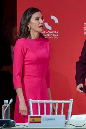 May 14, 2026, Madrid, Madrid, Spain: QUEEN LETIZIA of Spain attends the 17th Ibero-American conference of Health Ministers Madrid Spain  - ZUMAc260 20260514_zep_c260_001 Copyright: xMikexChicorrox