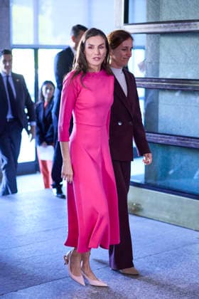 May 14, 2026, Madrid, Madrid, Spain: QUEEN LETIZIA of Spain and Minister of Health, MONICA GARCIA attend the 17th Ibero-American conference of Health Ministers Madrid Spain - ZUMAc260 20260514_zep_c260_006 Copyright: xMikexChicorrox