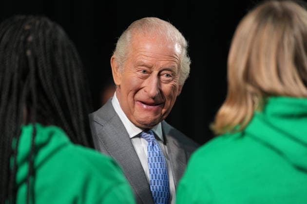 Britain Royals Britain s King Charles III meets students taking part in workshops organised by National Youth Music Theatre (NYMT) at The Other Palace in London, Thursday, May 14, 2026., Credit:Avalon.red PA ROTA - B68 Avalon GBR, London  Copyright: xAvalon.redx xPAxROTAx-xB68x xAvalonx 1098913358