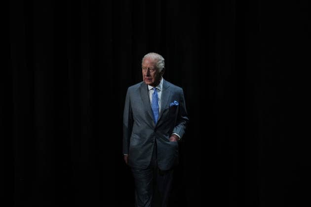 Britain Royals Britain s King Charles III arrives to join English actor Idris Elba in meeting students taking part in workshops organised by National Youth Music Theatre (NYMT) at The Other Palace in London, Thursday, May 14, 2026., Credit:Avalon.red PA ROTA - B68 Avalon GBR, London  Copyright: xAvalon.redx xPAxROTAx-xB68x xAvalonx 1098913472