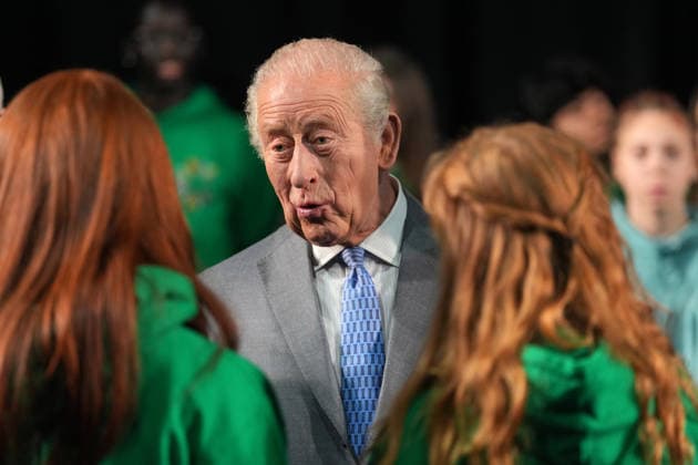 Britain Royals Britain s King Charles III meets students taking part in workshops organised by National Youth Music Theatre (NYMT) at The Other Palace in London, Thursday, May 14, 2026., Credit:Avalon.red PA ROTA - B68 Avalon GBR, London  Copyright: xAvalon.redx xPAxROTAx-xB68x xAvalonx 1098913538