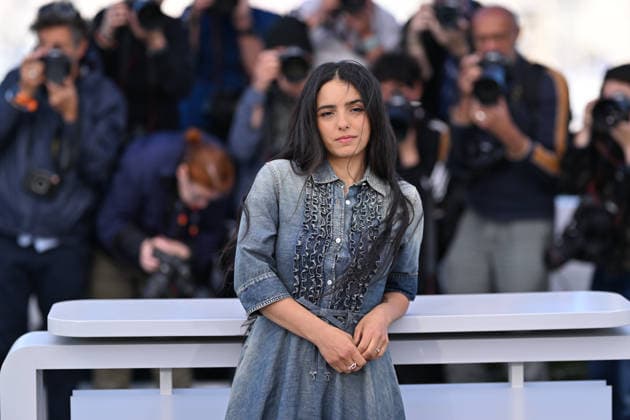 79th Cannes Film Festival: Quelques mots d amour (Words of Love) photocall CANNES, FRANCE - MAY 14: French actress Hafsia Herzi poses during a photocall for the film Quelques mots d amour (Words of Love) at the 79th edition of the Cannes Film Festival in Cannes, France on May 14, 2026. Mustafa Yalcin Anadolu Cannes France. Editorial use only. Please get in touch for any other usage.  Copyright: x2026xAnadoluxMustafaxYalcinx