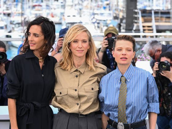 IPA84678294 - Cannes, 79th Cannes Film Festival 2026, day 2 - photocall of La Vie D Une Femme (A Woman s Life) - Pictured: Charline Bourgeois-Tacquet, LÃ a Drucker and MÃ lanie Thierry  Copyright: xAlbertoxTerenghix xPoolxPhotoxEventsx07x 84678294