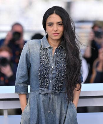 79th Cannes Film Festival: Quelques mots d amour (Words of Love) photocall CANNES, FRANCE - MAY 14: French actress Hafsia Herzi poses during a photocall for the film Quelques mots d amour (Words of Love) at the 79th edition of the Cannes Film Festival in Cannes, France on May 14, 2026. Mustafa Yalcin Anadolu Cannes France. Editorial use only. Please get in touch for any other usage.  Copyright: x2026xAnadoluxMustafaxYalcinx