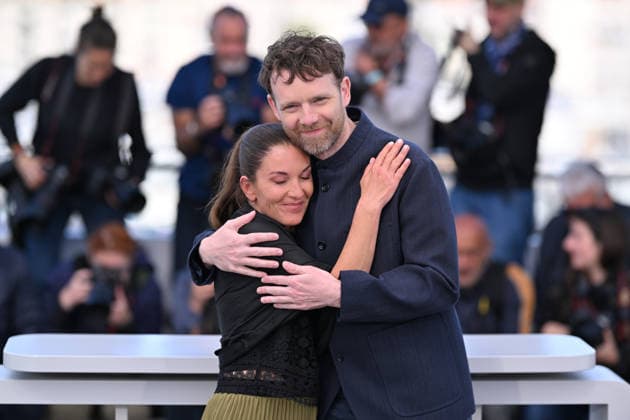 79th Cannes Film Festival: L Abandon (Forsaken) photocall CANNES, FRANCE - MAY 14: Sister of Samuel Paty Mickaelle Paty (L) and French actor Antoine Reinartz (R) pose during a photocall for the film L Abandon (Forsaken) at the 79th edition of the Cannes Film Festival in Cannes, France on May 14, 2026. Mustafa Yalcin Anadolu Cannes France. Editorial use only. Please get in touch for any other usage.  Copyright: x2026xAnadoluxMustafaxYalcinx