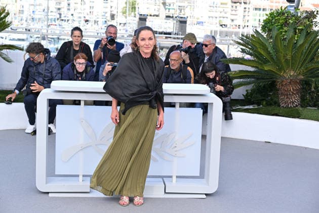 79th Cannes Film Festival: L Abandon (Forsaken) photocall CANNES, FRANCE - MAY 14: Sister of Samuel Paty Mickaelle Paty poses during a photocall for the film L Abandon (Forsaken) at the 79th edition of the Cannes Film Festival in Cannes, France on May 14, 2026. Mustafa Yalcin Anadolu Cannes France. Editorial use only. Please get in touch for any other usage.  Copyright: x2026xAnadoluxMustafaxYalcinx