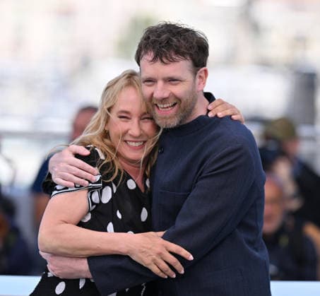 79th Cannes Film Festival: L Abandon (Forsaken) photocall CANNES, FRANCE - MAY 14: French actress Emmanuelle Bercot (L) and French actor Antoine Reinartz (R) pose during a photocall for the film L Abandon (Forsaken) at the 79th edition of the Cannes Film Festival in Cannes, France on May 14, 2026. Mustafa Yalcin Anadolu Cannes France. Editorial use only. Please get in touch for any other usage.  Copyright: x2026xAnadoluxMustafaxYalcinx
