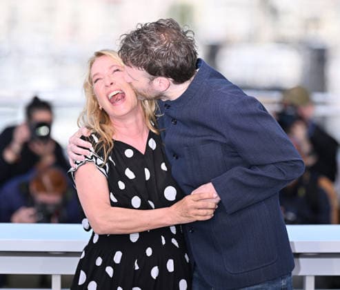 79th Cannes Film Festival: L Abandon (Forsaken) photocall CANNES, FRANCE - MAY 14: French actress Emmanuelle Bercot (L) and French actor Antoine Reinartz (R) pose during a photocall for the film L Abandon (Forsaken) at the 79th edition of the Cannes Film Festival in Cannes, France on May 14, 2026. Mustafa Yalcin Anadolu Cannes France. Editorial use only. Please get in touch for any other usage.  Copyright: x2026xAnadoluxMustafaxYalcinx
