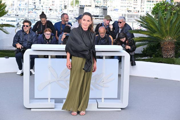 79th Cannes Film Festival: L Abandon (Forsaken) photocall CANNES, FRANCE - MAY 14: Sister of Samuel Paty Mickaelle Paty poses during a photocall for the film L Abandon (Forsaken) at the 79th edition of the Cannes Film Festival in Cannes, France on May 14, 2026. Mustafa Yalcin Anadolu Cannes France. Editorial use only. Please get in touch for any other usage.  Copyright: x2026xAnadoluxMustafaxYalcinx