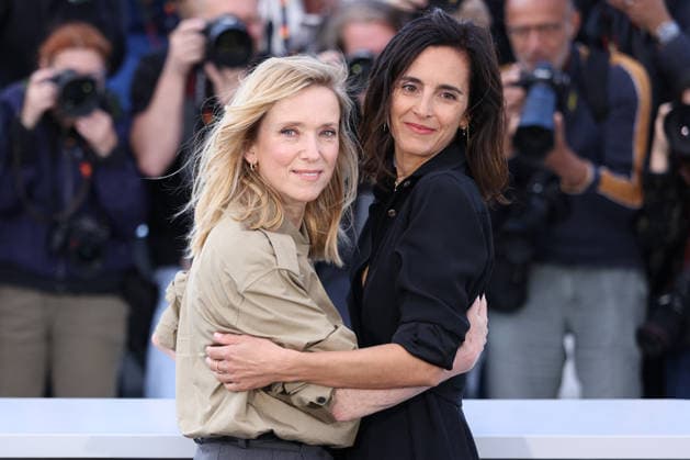 Cannes La Vie D Une Femme Photocall JD Charline Bourgeois Tacquet and Lea Drucker attend the La Vie D Une Femme A Womans Life photocall during the 79th Cannes Film Festival in Cannes on May 14, 2026. Photo by Jerome Domine ABACAPRESS.COM Cannes France  Copyright: xDominexJerome ABACAx