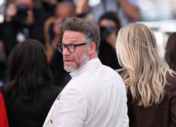 79th Cannes Film Festival: Tangles: A Story About Alzheimer s, My Mother and Me photocall CANNES, FRANCE - MAY 14: US actor and producer Seth Rogen poses during a photocall for the film Tangles: A Story About Alzheimer s, My Mother and Me at the 79th edition of the Cannes Film Festival in Cannes, France on May 14, 2026. Mustafa Yalcin Anadolu Cannes France. Editorial use only. Please get in touch for any other usage.  Copyright: x2026xAnadoluxMustafaxYalcinx