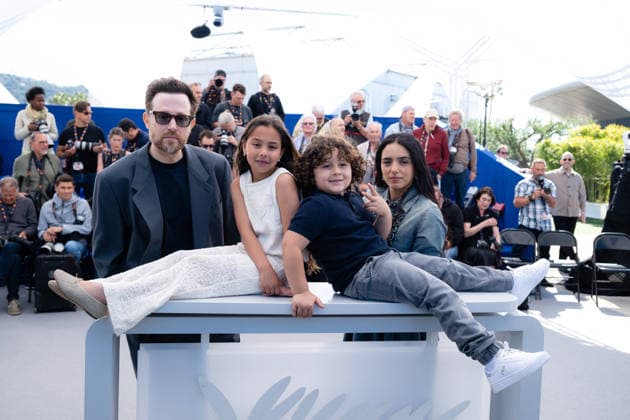 Cannes Quelques Mots D Amour Photocall LZ Rudi Rosenberg, Aïdan Djouadi, Ella Bedoucha and Hafsia Herzi attend the Quelques Mots D Amour photocall during the 79th Cannes Film Festival in Cannes on May 14, 2026. Photo by Laurent Zabulon ABACAPRESS.COM Cannes  Copyright: xZabulonxLaurentx