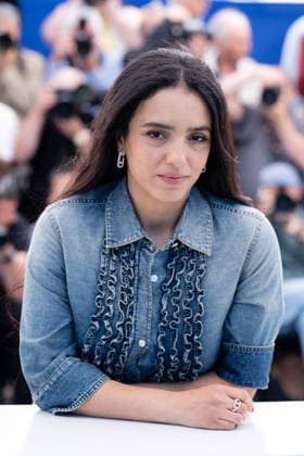 Cannes Quelques Mots D Amour Photocall LZ Hafsia Herzi attends the Quelques Mots D Amour photocall during the 79th Cannes Film Festival in Cannes on May 14, 2026. Photo by Laurent Zabulon ABACAPRESS.COM Cannes  Copyright: xZabulonxLaurentx